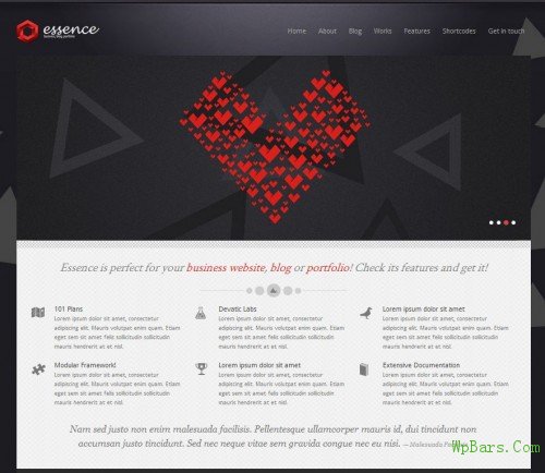 Essence - Blog and Portfolio WordPress Theme