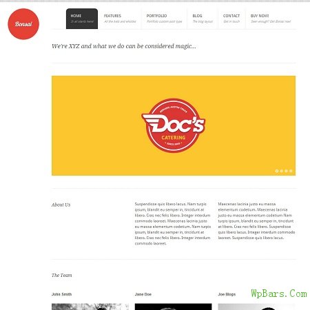 bonsai wordpress theme