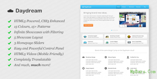 Daydream - A Modern WordPress Theme