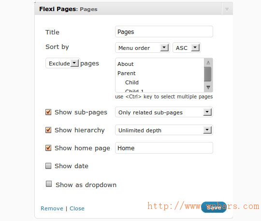 Flexi WordPress CMS Plugin
