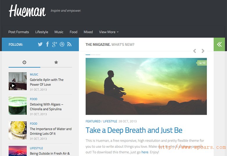 The best free WordPress themes for November 2013
