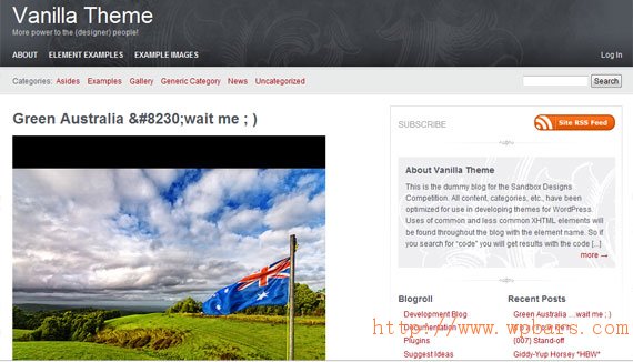 vanilla-theme-wordpress