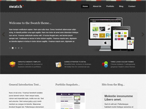 免费WordPress商业工作室主题:Swatch